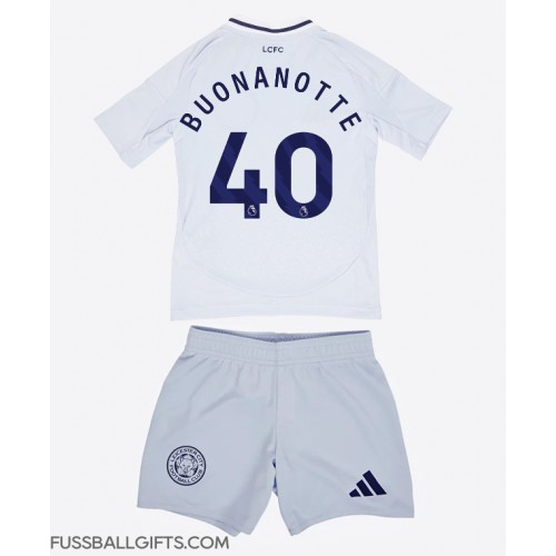 Leicester City Facundo Buonanotte #40 Fußballbekleidung 3rd trikot Kinder 2024-25 Kurzarm (+ kurze hosen)